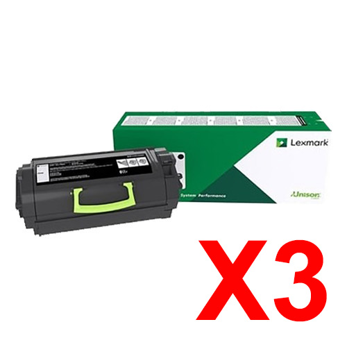 Lexmark B3442dw B346X00 x3 Extra High Yield Gen.