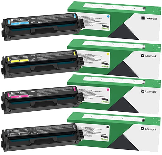 Lexmark MC3326i C3330HK/C/M/Y x4 High Yield Gen.