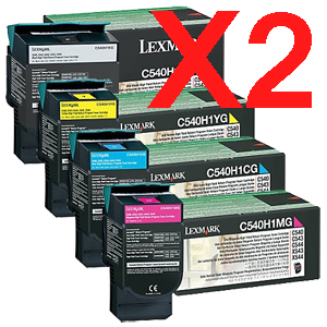 Lexmark C540 C543 x2 High Yield Gen.