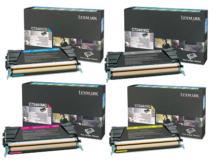 Lexmark C734DN C734 x4 Gen.