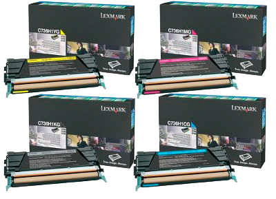 Lexmark C736DN C736 x4 High Yield Gen.