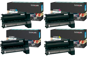 Lexmark C772 Toner x4 Extra High Yield Gen. - Toner Cartridge Set Extra High Yield Return Program