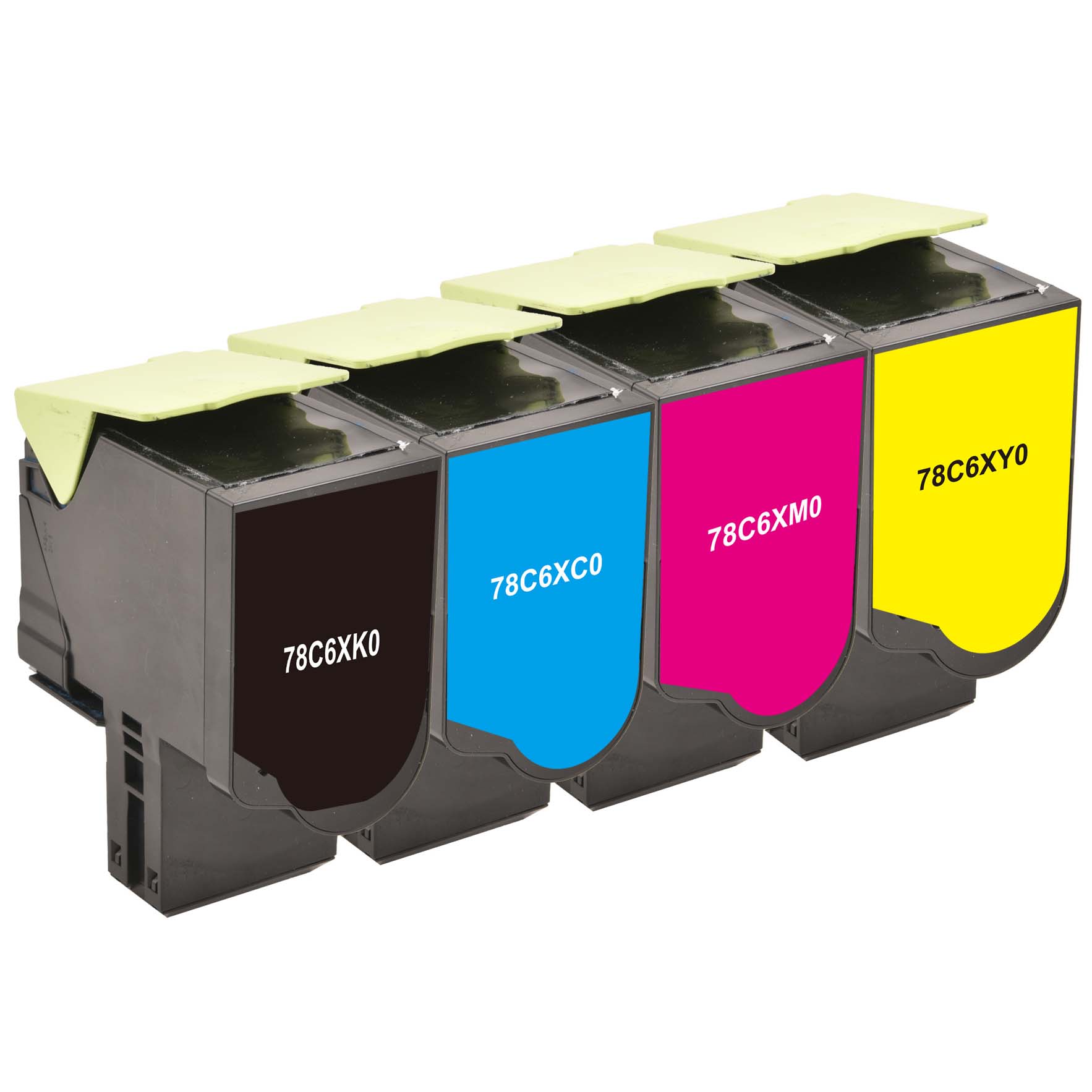 Lexmark CS521 78C6XCE x4 Extra High Yield Comp.