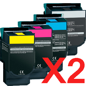 Lexmark C540 C543 x2 High Yield Comp.