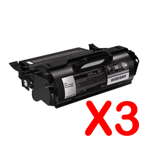 Lexmark T652DN T650H11P x3 High Yield Comp.