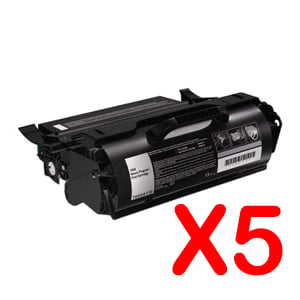 Lexmark T652DN T650H11P x5 High Yield Comp.