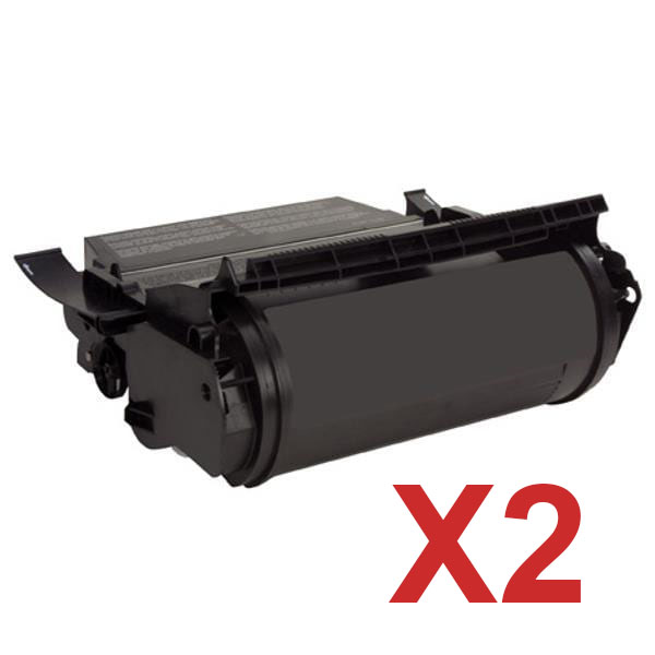 Lexmark X656DTE MFP X651H11P x2 High Yield Comp.