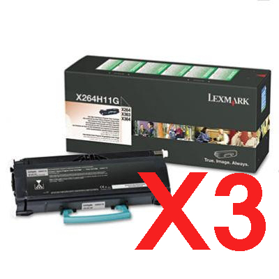 Lexmark X364DW X264 x3 High Yield Gen.