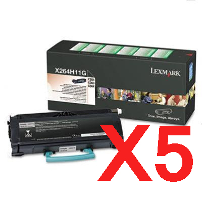 Lexmark X364DW X264 x5 High Yield Gen.