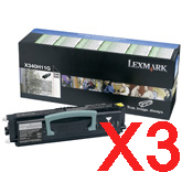 Lexmark X342n MFP X342N x3 High Yield Gen.