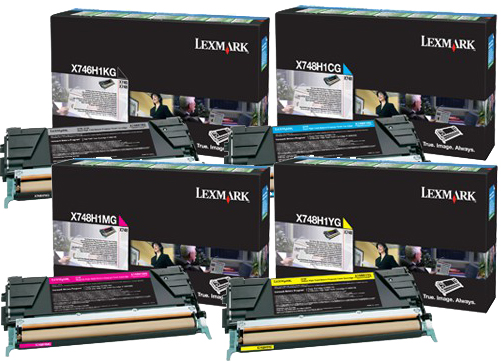 Lexmark X748DTE X748 x4 High Yield Gen.