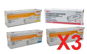 OKI C5300 C5100/C5200/C5400 x4 Gen.