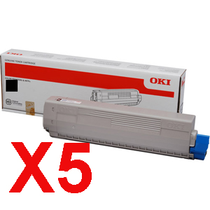 OKI C5250 C5450/C5510/C5540 x5 Black Gen.