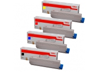 OKI C910 Toner x4 Gen. - Toner Cartridge Set