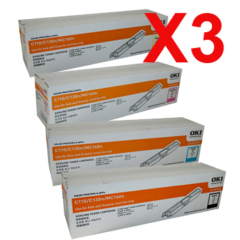 OKI C110 C130/MC160 x4 Gen.