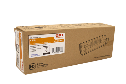 OKI C610 Toner x1 Black Gen. - Black Toner Cartridge