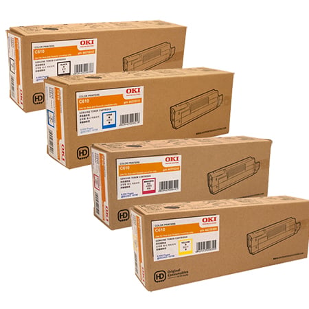 OKI C610 Toner x4 Gen. - Toner Cartridge Set