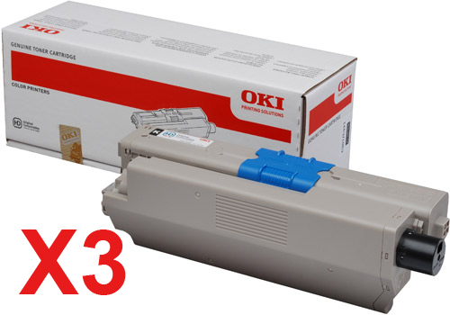 OKI C301dn C301/C321 x3 Black Gen.