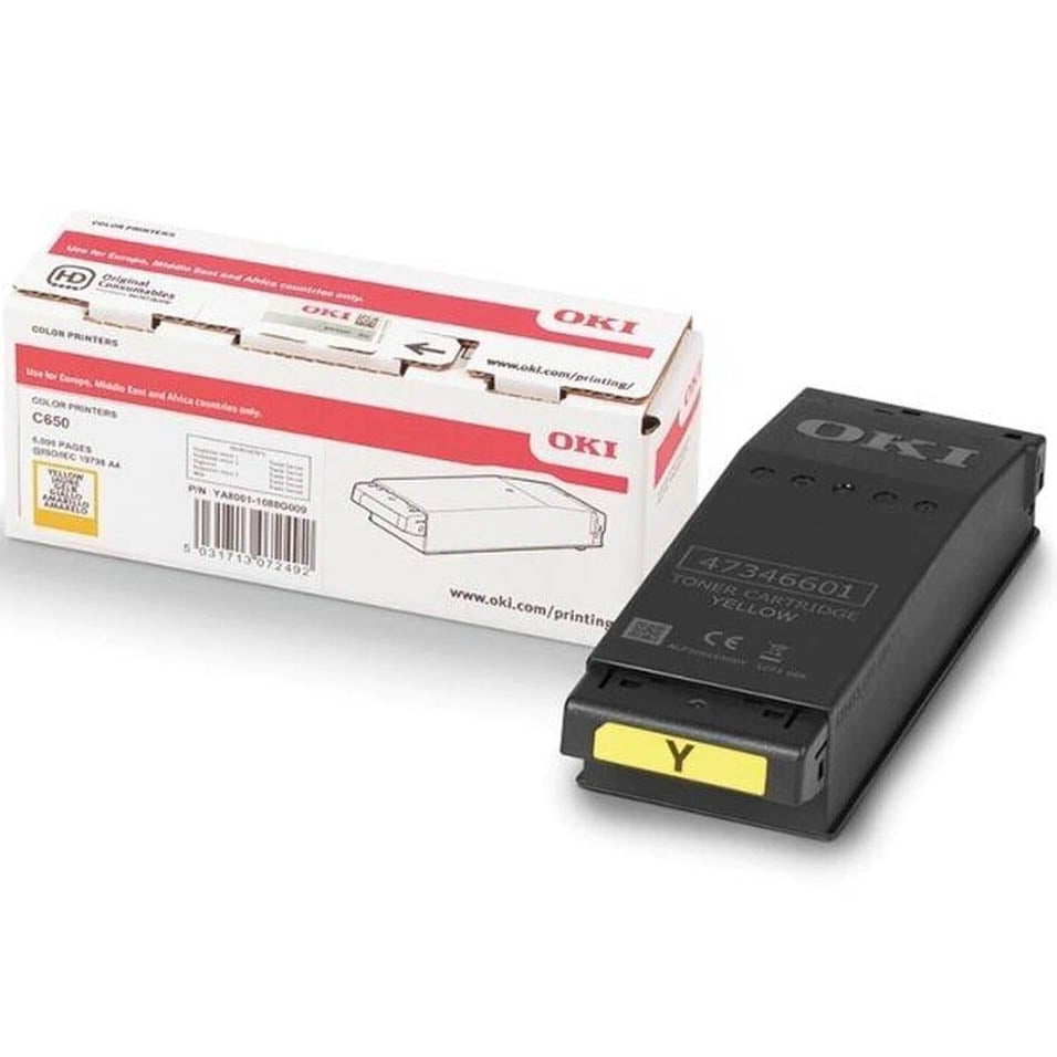 OKI C650 Toner x1 Yellow Gen. - DN Yellow Toner Cartridge