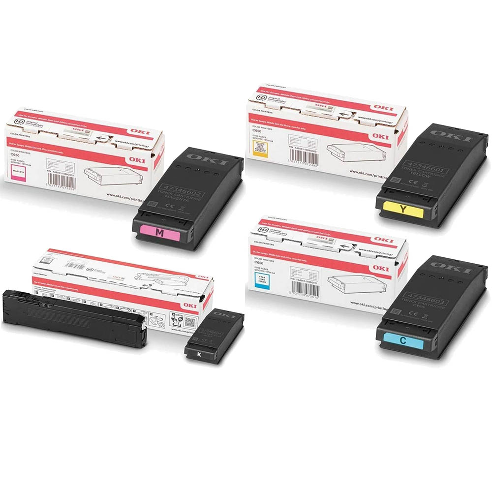 OKI C650 Toner x4 Gen. - DN Toner Cartridge Set