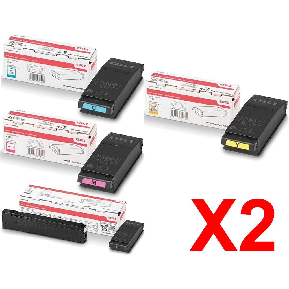 OKI C650 Toner x4 Gen. - DN Toner Cartridge Set