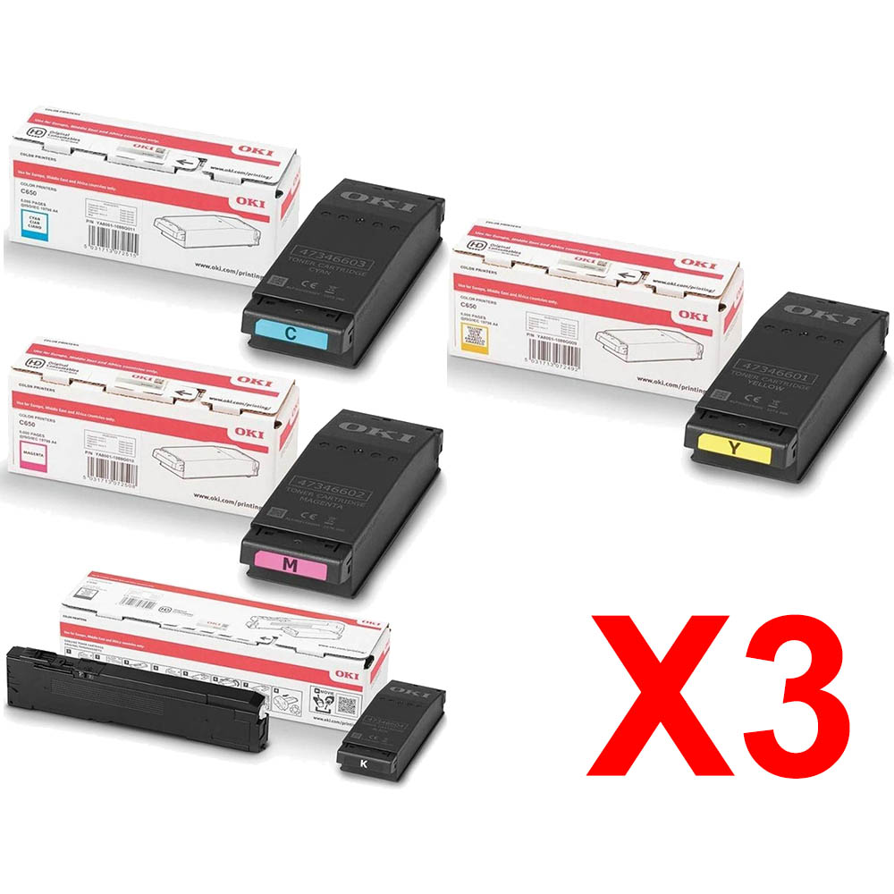 OKI C650 Toner x4 Gen. - DN Toner Cartridge Set