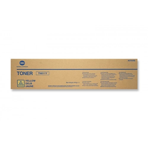 Konica Minolta Bizhub Pro C451 A070250 x1 Yellow Gen.