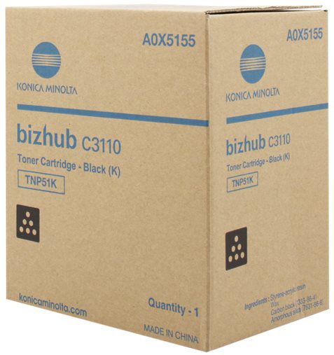 Konica Minolta Bizhub C3110 A0X5195 x1 Black Gen.
