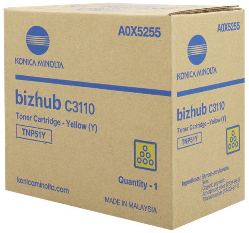 Konica Minolta Bizhub C3110 A0X5295 x1 Yellow Gen.