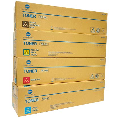Konica Minolta Bizhub C750i TN715 x4 Gen.