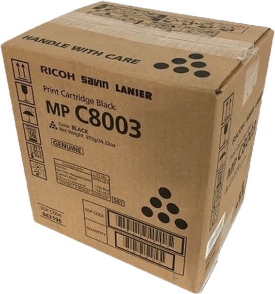 Ricoh IM C8000 MP-C6503 x1 Black Gen.