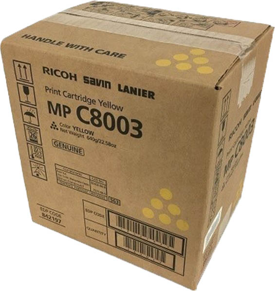Ricoh IM C8000 MP-C6503 x1 Yellow Gen.
