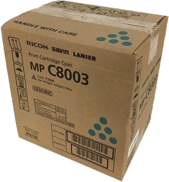 Ricoh IM C8000 MP-C6503 x1 Cyan Gen.