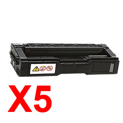 Ricoh Aficio SP C232DN TYPE-SP310HSB x5 Black Comp.