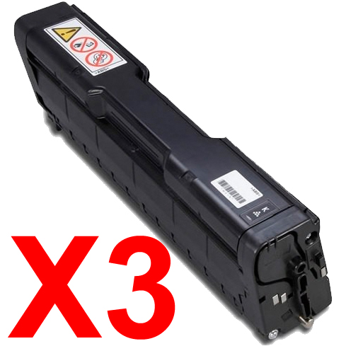 Lanier SPC252DN TYPE-SPC252HB x3 Black High Yield Comp.