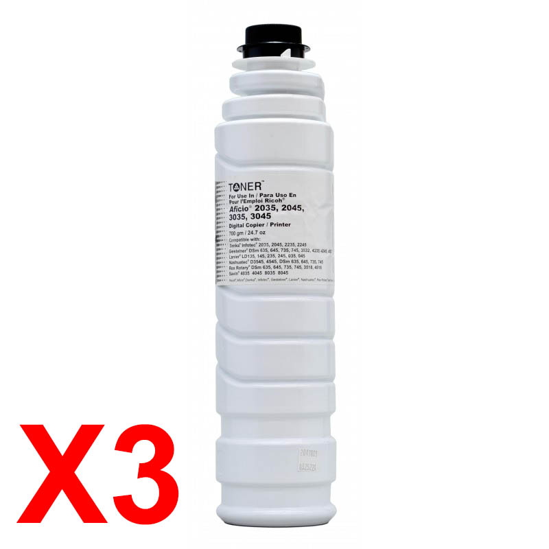 Ricoh Aficio 2035 TYPE-3210D x3 Comp.