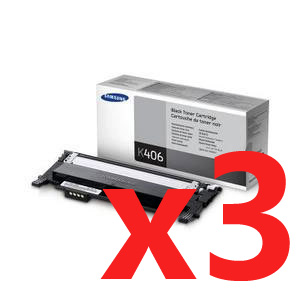 Samsung CLP360 CLT-K406S x3 Black Gen.