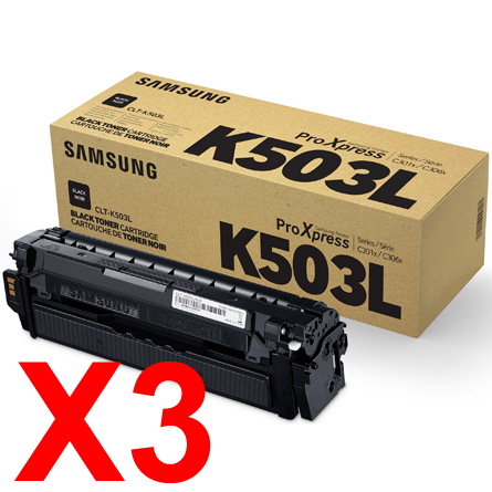 Samsung SLC3010 CLT-K503L x3 Black Gen.