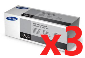 Samsung CLP415N CLT-K504S x3 Black Gen.