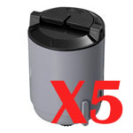 Samsung CLP300 CLP-K300A x5 Black Comp.