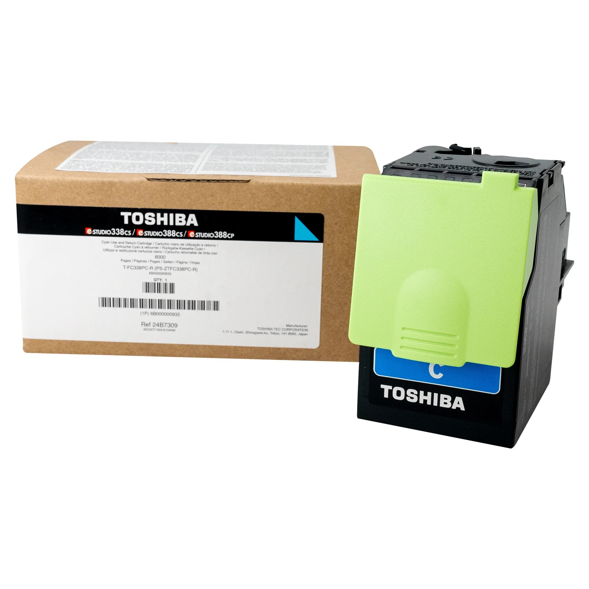 Toshiba e-Studio 388CP TFC338PC x1 Cyan Gen.